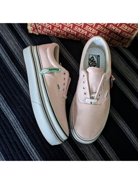 Vans Other - Vans Super ComfyCush Men Size 10 Era Canvas Platform Shoe Blushing Bride 072026